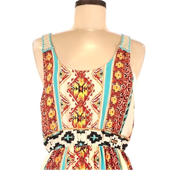 Jealous Tomato Crochet Racerback Maxi Dress - S - Picture 4 of 4